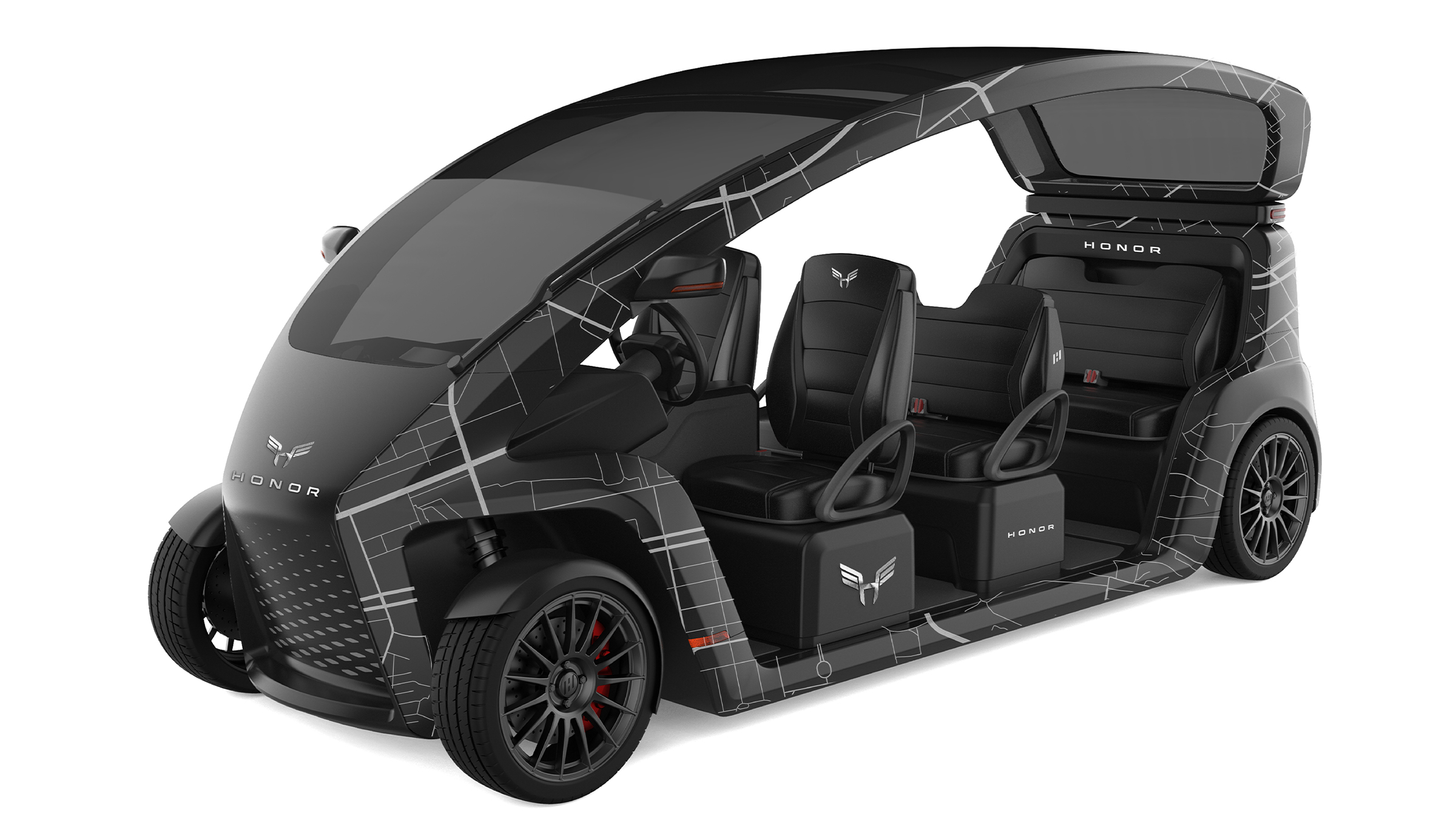 Honor LSV in black with map livery