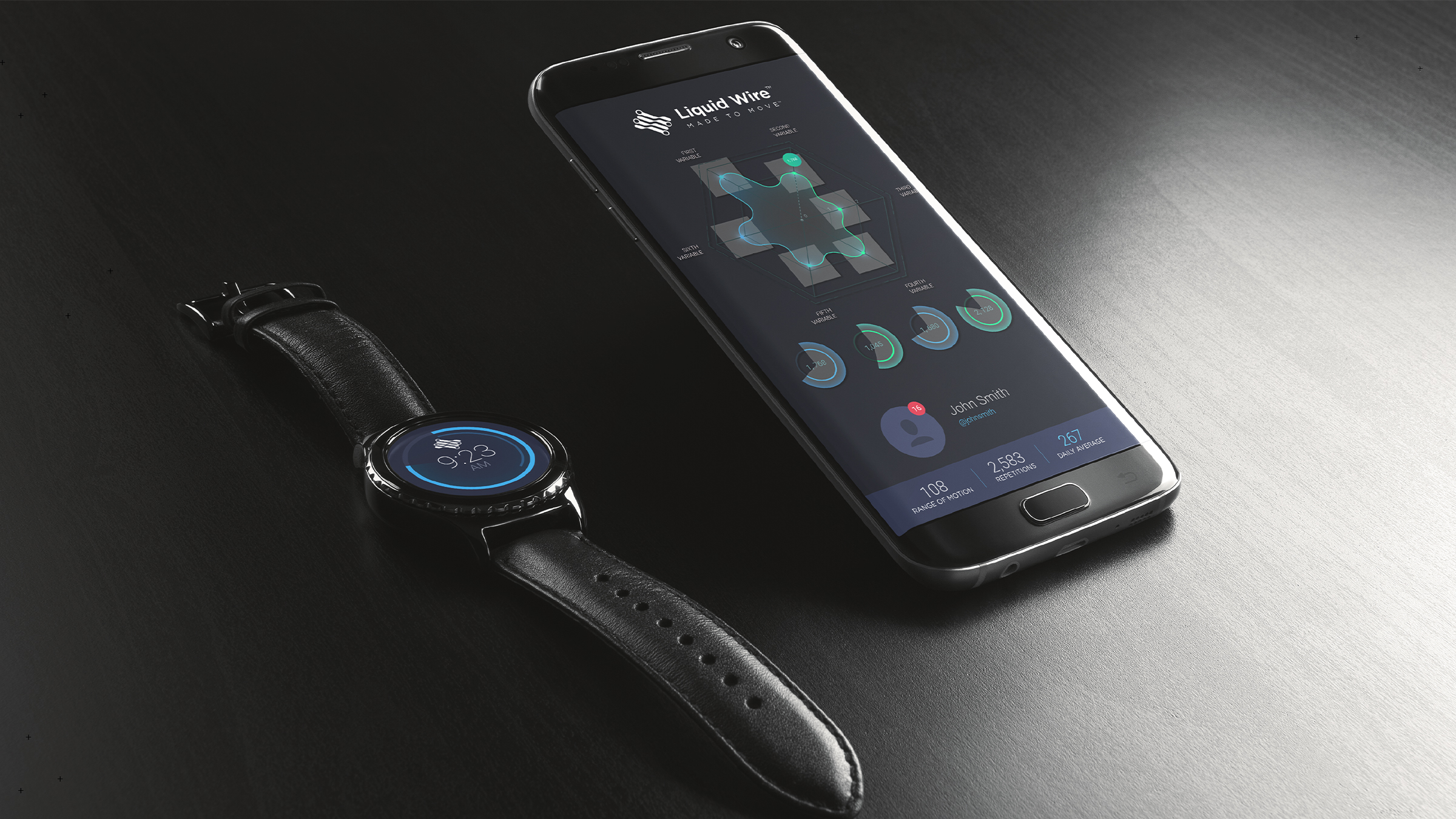 Liquid Wire companion app and watch face