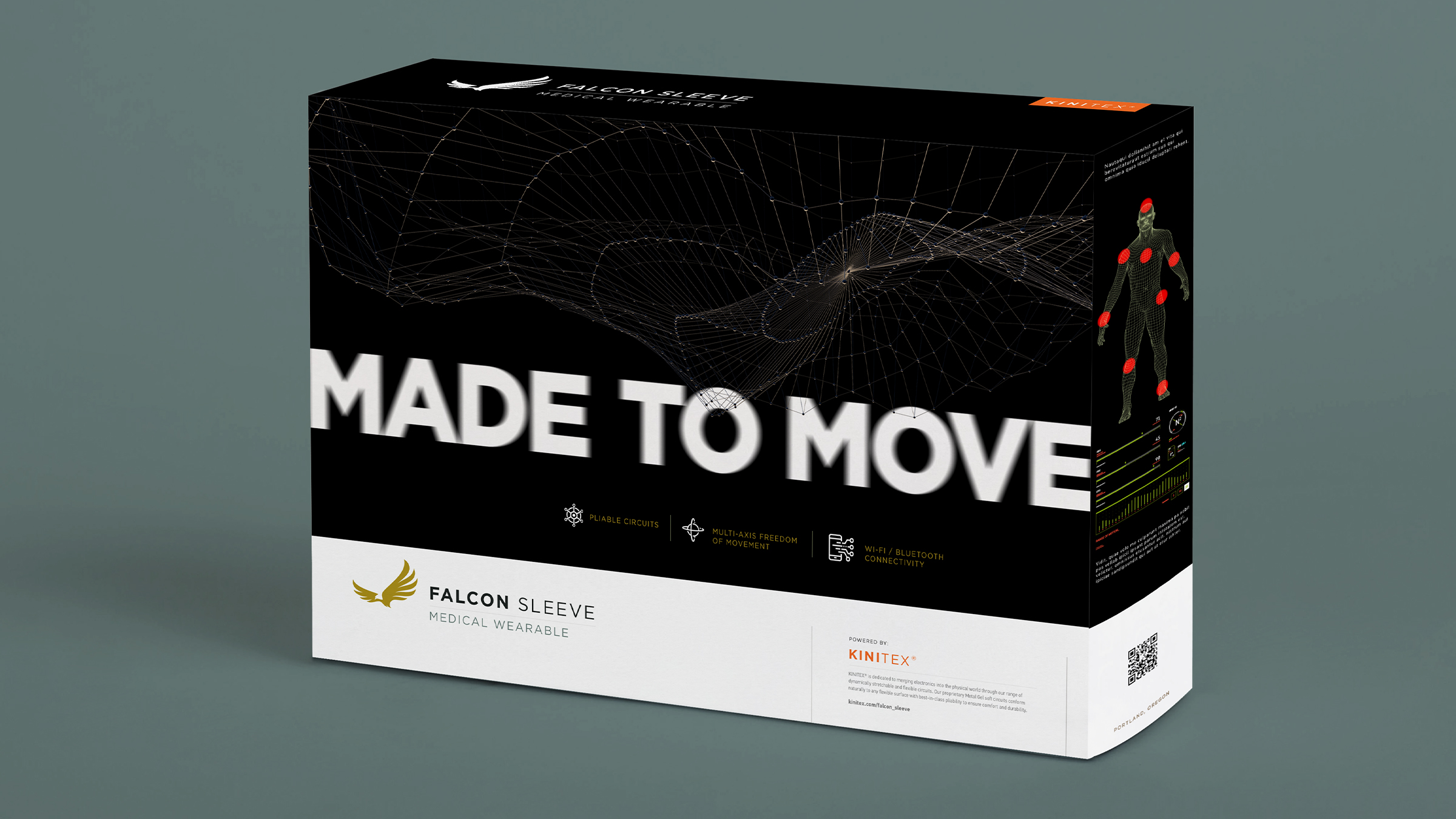 Falcon Sleeve medical wearable packaging